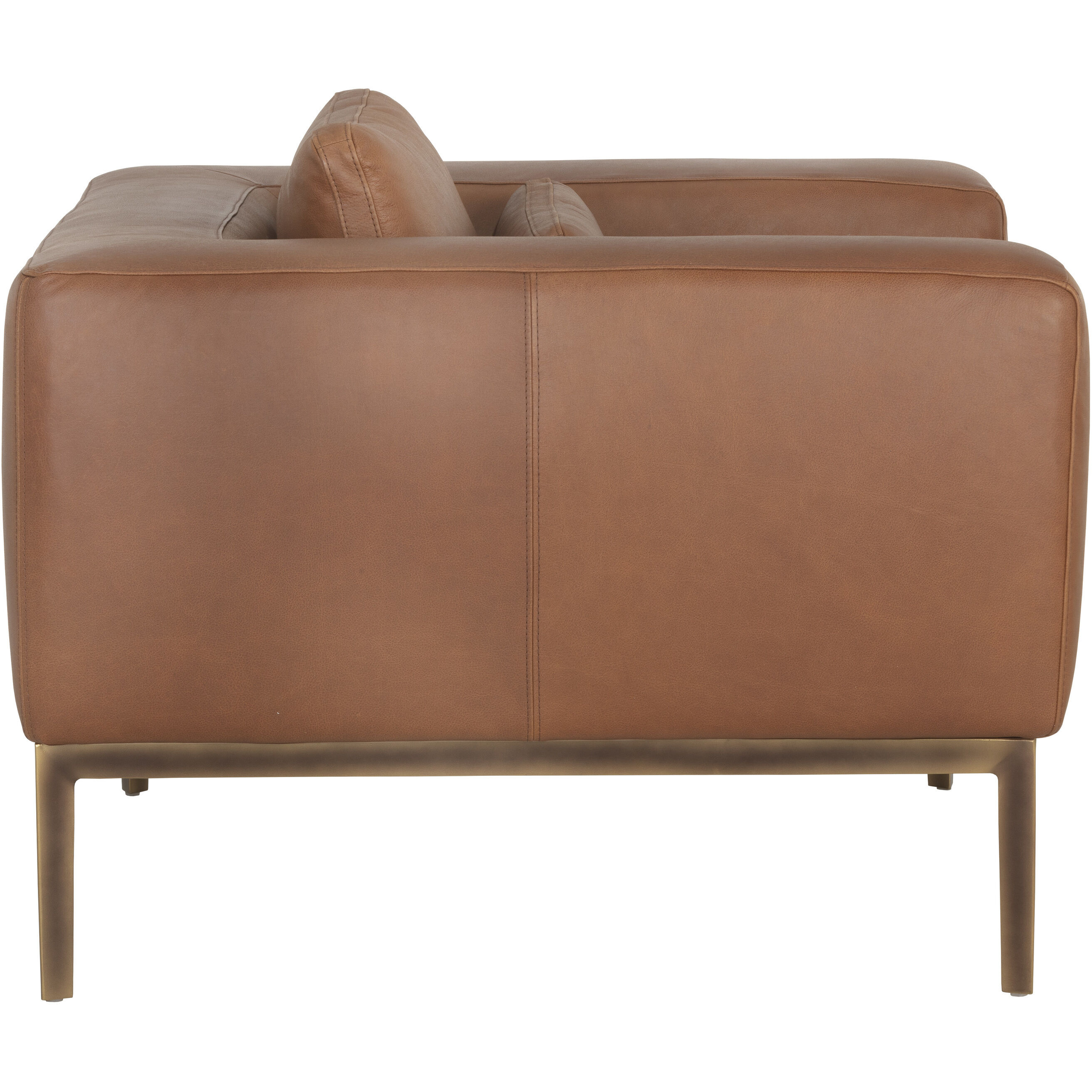 Burr Behike Saddle Leather Armchair